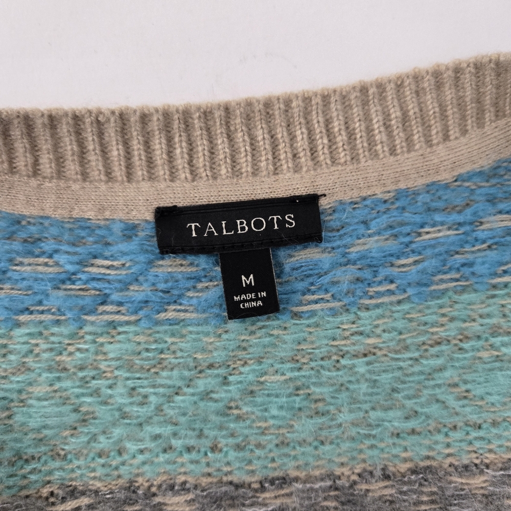 Talbots Multicolor Patterned Women's Sweater - Picture 5 of 8